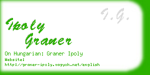 ipoly graner business card